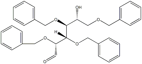 2,3,4,6-tetra-O-benzyl-D-galactopyranose Structural