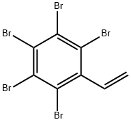 2,3,4,5,6-pentabromostyrene Structural