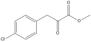 Methyl p-chlorophenylpyruvate Structural