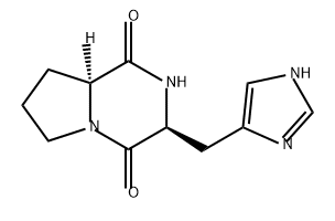 CYCLO(-HIS-PRO) Structural