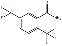 2,5-BIS(TRIFLUOROMETHYL)BENZAMIDE Structural