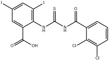 2-[[[(2,3-DICHLOROBENZOYL)AMINO]THIOXOMETHYL]AMINO]-3,5-DIIODO-BENZOIC ACID