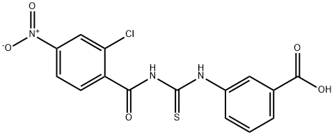 3-[[[(2-CHLORO-4-NITROBENZOYL)AMINO]THIOXOMETHYL]AMINO]-BENZOIC ACID