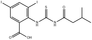 3,5-DIIODO-2-[[[(3-METHYL-1-OXOBUTYL)AMINO]THIOXOMETHYL]AMINO]-BENZOIC ACID