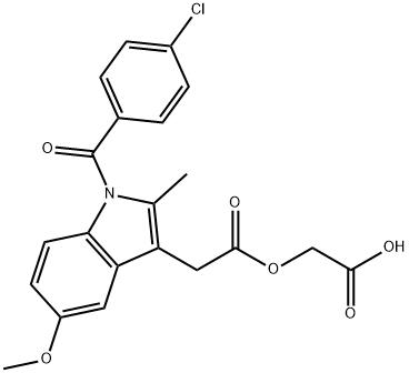 1-[P-CHLOROBENZOYL]-5-METHOXY-2-METHYLINDOLE-3-ACETIC ACID CARBOXYMETHYL ESTER