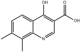 3-Quinolinecarboxylicacid,4-hydroxy-7,8-dimethyl-(9CI) Structural