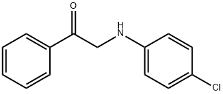 2-(4-CHLOROANILINO)-1-PHENYL-1-ETHANONE Structural