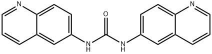 1,3-di-6-quinolylurea  Structural