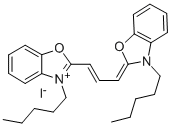 3,3'-DIPENTYLOXACARBOCYANINE IODIDE Structural