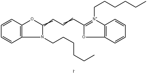 3,3'-DIHEXYLOXACARBOCYANINE IODIDE Structural