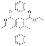 DIETHYL 1,4-DIHYDRO-2,6-DIMETHYL-1,4-DIPHENYL-3,5-PYRIDINEDICARBOXYLATE Structural