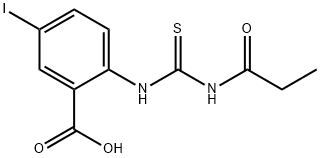 5-IODO-2-[[[(1-OXOPROPYL)AMINO]THIOXOMETHYL]AMINO]-BENZOIC ACID