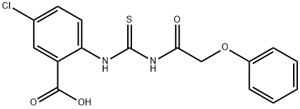 5-CHLORO-2-[[[(PHENOXYACETYL)AMINO]THIOXOMETHYL]AMINO]-BENZOIC ACID