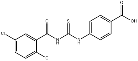 4-[[[(2,5-DICHLOROBENZOYL)AMINO]THIOXOMETHYL]AMINO]-BENZOIC ACID