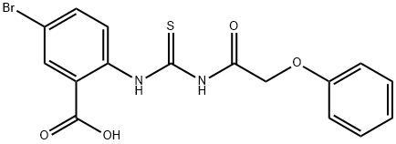 5-BROMO-2-[[[(PHENOXYACETYL)AMINO]THIOXOMETHYL]AMINO]-BENZOIC ACID