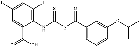 3,5-DIIODO-2-[[[[3-(1-METHYLETHOXY)BENZOYL]AMINO]THIOXOMETHYL]AMINO]-BENZOIC ACID