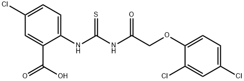 5-CHLORO-2-[[[[(2,4-DICHLOROPHENOXY)ACETYL]AMINO]THIOXOMETHYL]AMINO]-BENZOIC ACID