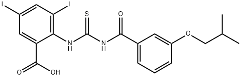 3,5-DIIODO-2-[[[[3-(2-METHYLPROPOXY)BENZOYL]AMINO]THIOXOMETHYL]AMINO]-BENZOIC ACID