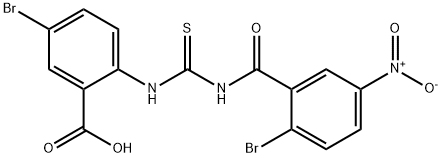 5-BROMO-2-[[[(2-BROMO-5-NITROBENZOYL)AMINO]THIOXOMETHYL]AMINO]-BENZOIC ACID