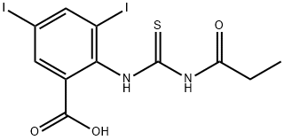 3,5-DIIODO-2-[[[(1-OXOPROPYL)AMINO]THIOXOMETHYL]AMINO]-BENZOIC ACID