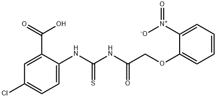 5-CHLORO-2-[[[[(2-NITROPHENOXY)ACETYL]AMINO]THIOXOMETHYL]AMINO]-BENZOIC ACID