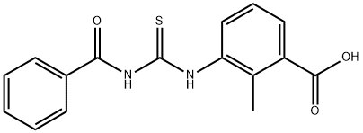 3-[[(BENZOYLAMINO)THIOXOMETHYL]AMINO]-2-METHYL-BENZOIC ACID