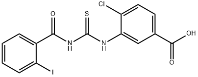 4-CHLORO-3-[[[(2-IODOBENZOYL)AMINO]THIOXOMETHYL]AMINO]-BENZOIC ACID