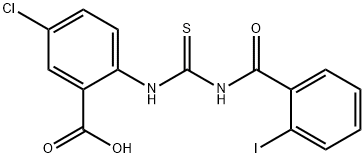 5-CHLORO-2-[[[(2-IODOBENZOYL)AMINO]THIOXOMETHYL]AMINO]-BENZOIC ACID