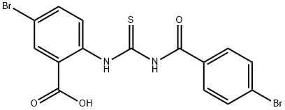 5-BROMO-2-[[[(4-BROMOBENZOYL)AMINO]THIOXOMETHYL]AMINO]-BENZOIC ACID