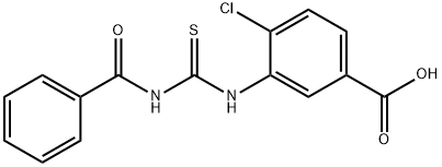 3-[[(BENZOYLAMINO)THIOXOMETHYL]AMINO]-4-CHLORO-BENZOIC ACID