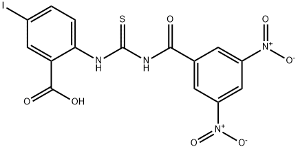 2-[[[(3,5-DINITROBENZOYL)AMINO]THIOXOMETHYL]AMINO]-5-IODO-BENZOIC ACID