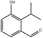 Benzaldehyde, 3-hydroxy-2-(1-methylethyl)- (9CI) Structural