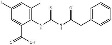 3,5-DIIODO-2-[[[(PHENYLACETYL)AMINO]THIOXOMETHYL]AMINO]-BENZOIC ACID