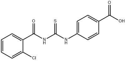 4-[[[(2-CHLOROBENZOYL)AMINO]THIOXOMETHYL]AMINO]-BENZOIC ACID