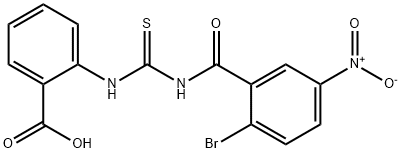 2-[[[(2-BROMO-5-NITROBENZOYL)AMINO]THIOXOMETHYL]AMINO]-BENZOIC ACID