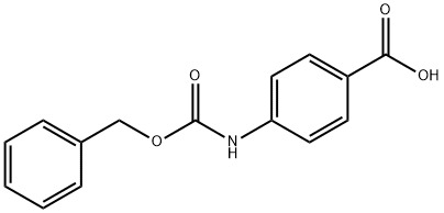 4-(phenylmethoxycarbonylamino)benzoic acid Structural