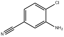 3-AMINO-4-CHLOROBENZONITRILE Structural