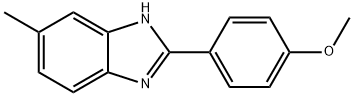 2-(4-METHOXYPHENYL)-5-METHYL-1H-BENZO[D]IMIDAZOLE Structural