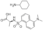 DANSYL-L-ALANINE CYCLOHEXYLAMMONIUM SALT Structural