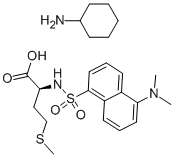 DANSYL-L-METHIONINE, CYCLOHEXYLAMMONIUM SALT Structural