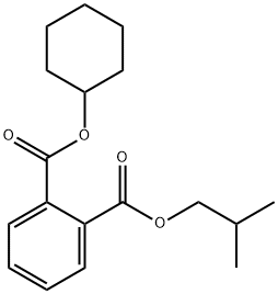 Phthalic acid 1-cyclohexyl 2-isobutyl ester Structural