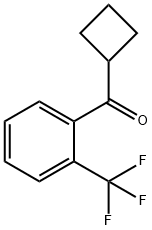 CYCLOBUTYL 2-TRIFLUOROMETHYLPHENYL KETONE Structural