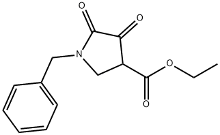 ethyl 1-benzyl-4,5-dioxopyrrolidine-3-carboxylate Structural