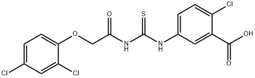 2-CHLORO-5-[[[[(2,4-DICHLOROPHENOXY)ACETYL]AMINO]THIOXOMETHYL]AMINO]-BENZOIC ACID