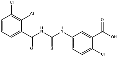 2-CHLORO-5-[[[(2,3-DICHLOROBENZOYL)AMINO]THIOXOMETHYL]AMINO]-BENZOIC ACID