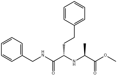 L-Alanine,N-[(1S)-3-phenyl-1-[[(phenylmethyl)amino]carbonyl]propyl]-,methylester(9CI) Structural