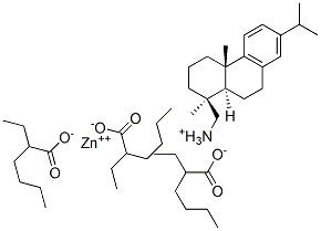 Zinc dehydroabietylammonium 2-ethylhexanoate Structural