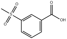 3-(METHYLSULFONYL)BENZOIC ACID Structural