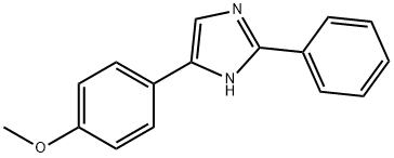 5-(4-Methoxyphenyl)-2-phenyl-1H-imidazole Structural