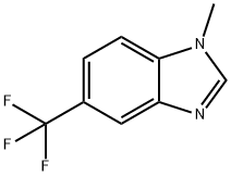 1-METHYL-5-TRIFLUOROMETHYLBENZIMIDAZOLE Structural